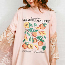 Vintage Peaches Botanical Prunus persica T-Shirt