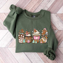 Gingerbread Christmas Coffee Sweatshirt