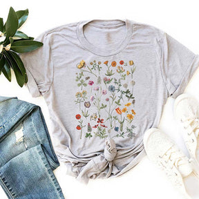 Colorful Flower Botanical Gardener T-Shirt