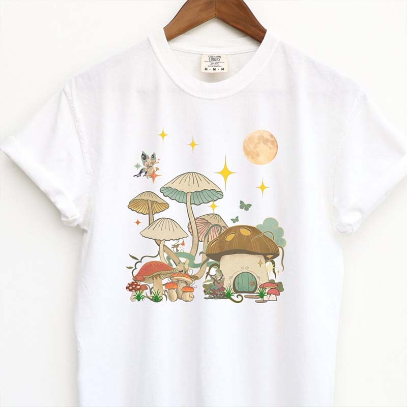 Vintage Frog and Mushroom T-Shirt