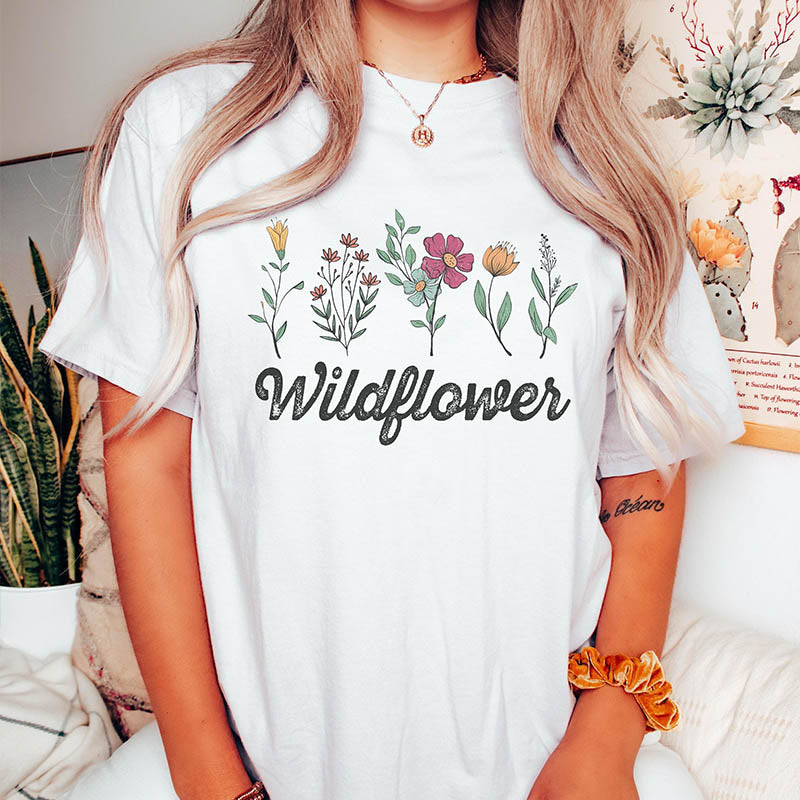 Women's Wildflower CottageCore T-Shirt