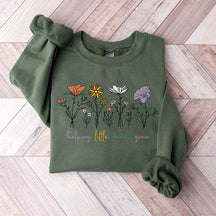 Helping Little Minds Grow Flower Sweatshirt