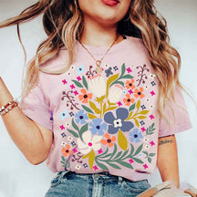 Meadow Floral Boho Hippie T-Shirt