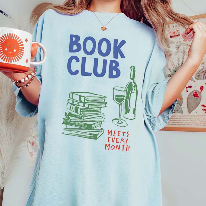 Book Club Trendy Reading T-Shirt