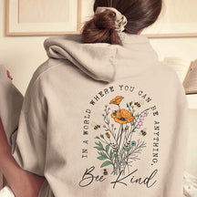 Bee Kind Wildflowers Hoodie