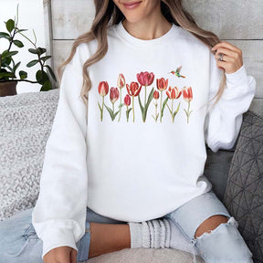 Tulip Lover Minimalist Sweatshirt