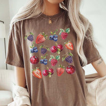 Strawberry Fruit Aesthetic Botanical  T-Shirt