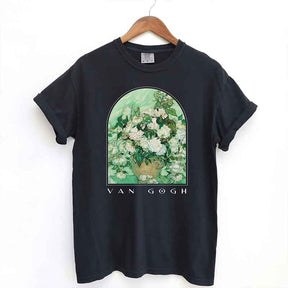 Aesthetic Renaissance Artist Sunflower Floral T-Shirt