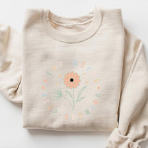 Keep Going Keep Growing Floral Sweatshirt