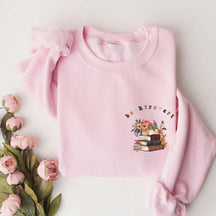 Booktrovert Librarian Teacher Wildflowers Sweatshirt