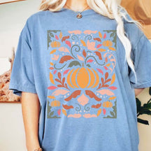 Boho Nature Fall Flowers T-Shirt