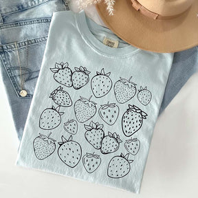 Strawberry Comfort Colors Gardener  T-Shirt