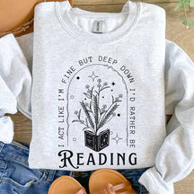 I'd Rather Be Reading Booktok Sweatshirt