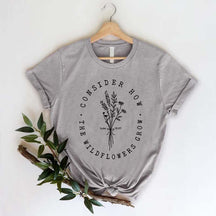 Bible Verse Wildflower Faith Prayer T-Shirt