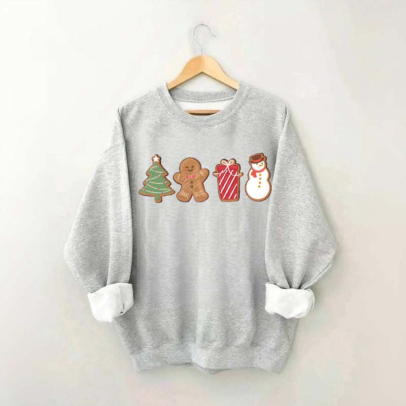 Cute Gingerbread Christmas Cookies Sweatshirt