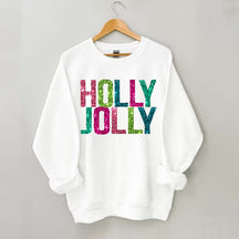 Holly Jolly Printed Sweatshirt