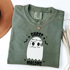 Ghost Malone Funny Halloween T-Shirt