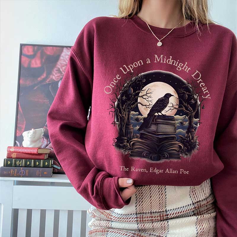 Edgar Allan Poe Bookish Poet Sweatshirt