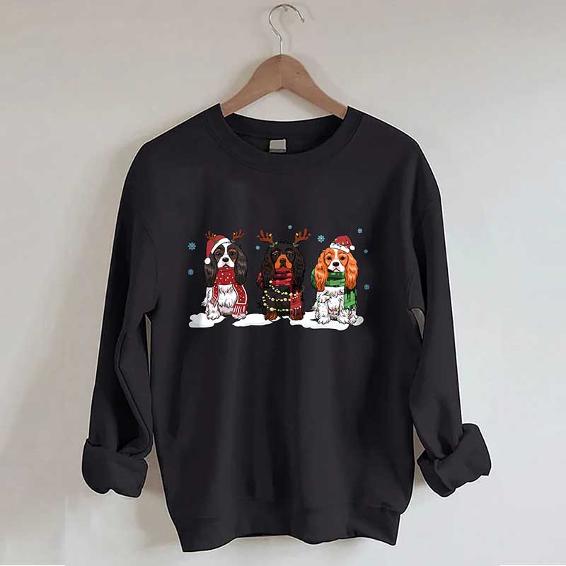 Cavalier King Charles Spaniel Christmas Sweatshirt