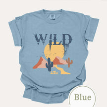 Wild Desert Mountain Western Style T-Shirt