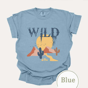 Wild Desert Mountain Western Style T-Shirt