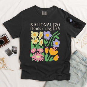 National Flower Day Botanical Lover T-Shirt