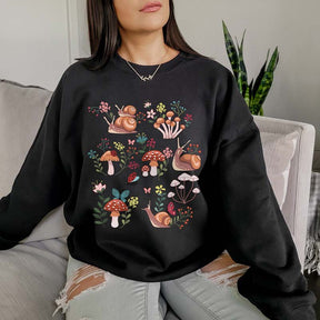 Snail and Mushroom Sweatshirt