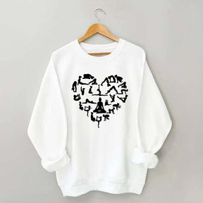 Heart Yoga Movements Sweatshirt