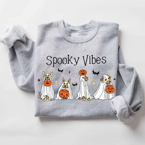 Happy Halloween Ghost Dog Sweatshirt