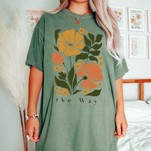 The Way Jesus Quotes Flower Market T-Shirt