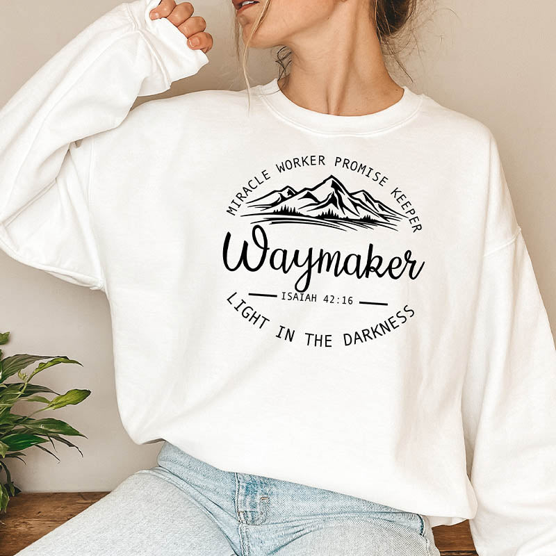 Waymaker Faith Bible Verse Sweatshirt