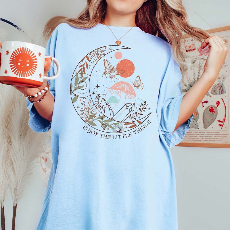 Mystic Moon And Sun Boho Celestial T-Shirt