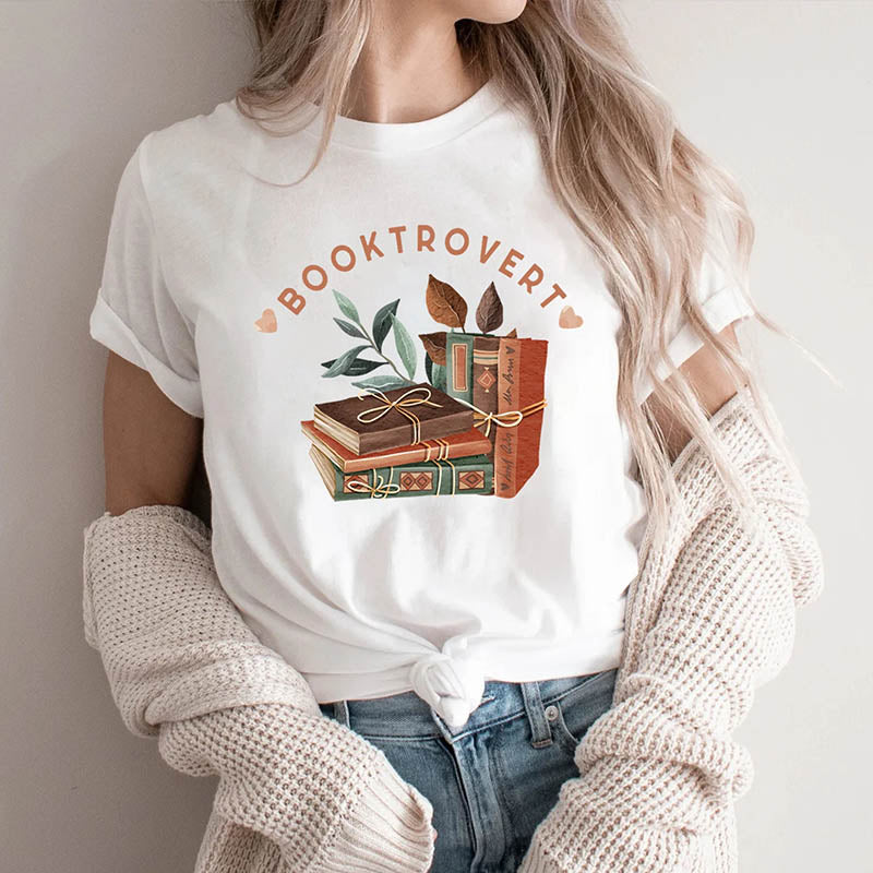 Booktrovert Librarian Teacher Bookish T-Shirt