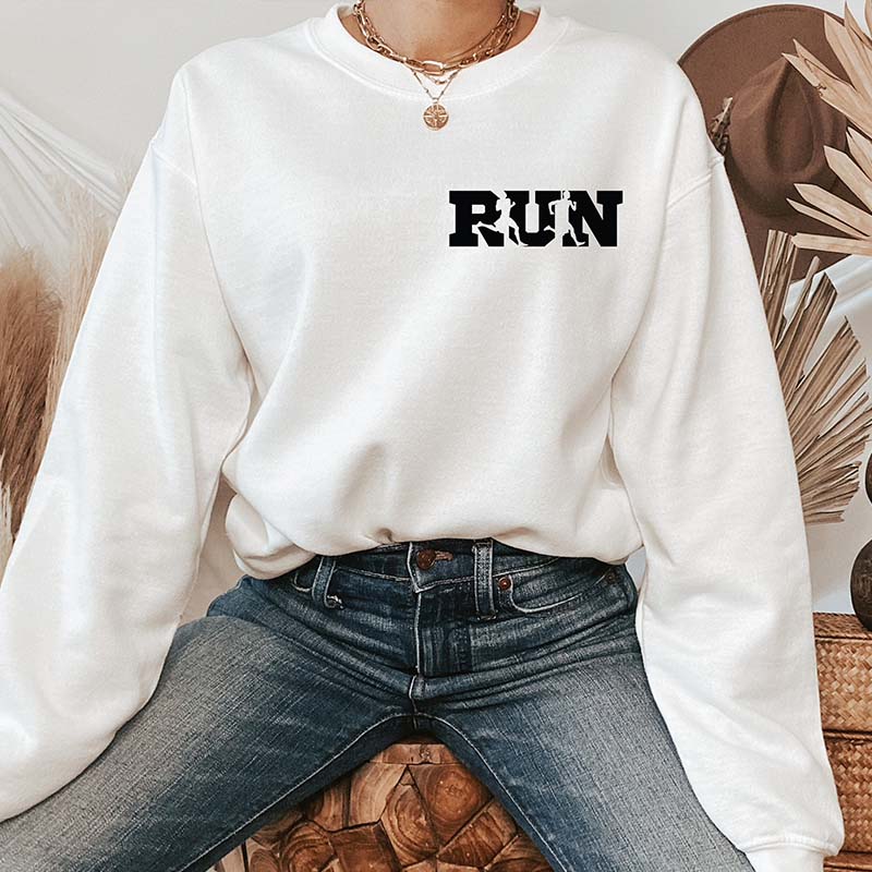 Run Marathon Gym Sweatshirt