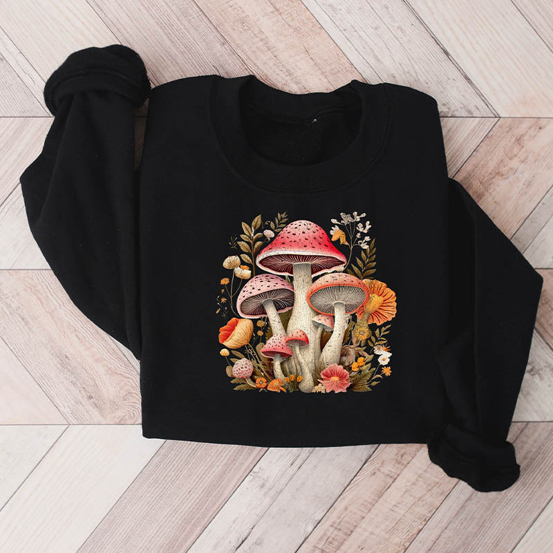 Funny Groovy Mushroom Sweatshirt