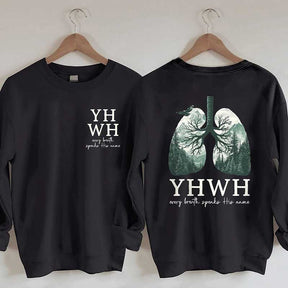 YHWH Lungs Christian Sweatshirt