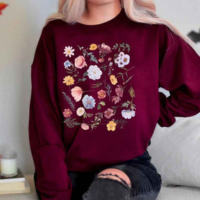 Floral Nature Wildflower Lover Sweatshirt