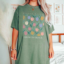 National Flower Grow In Grace T-Shirt