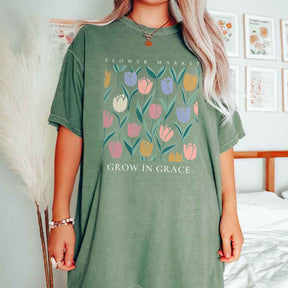 National Flower Grow In Grace T-Shirt