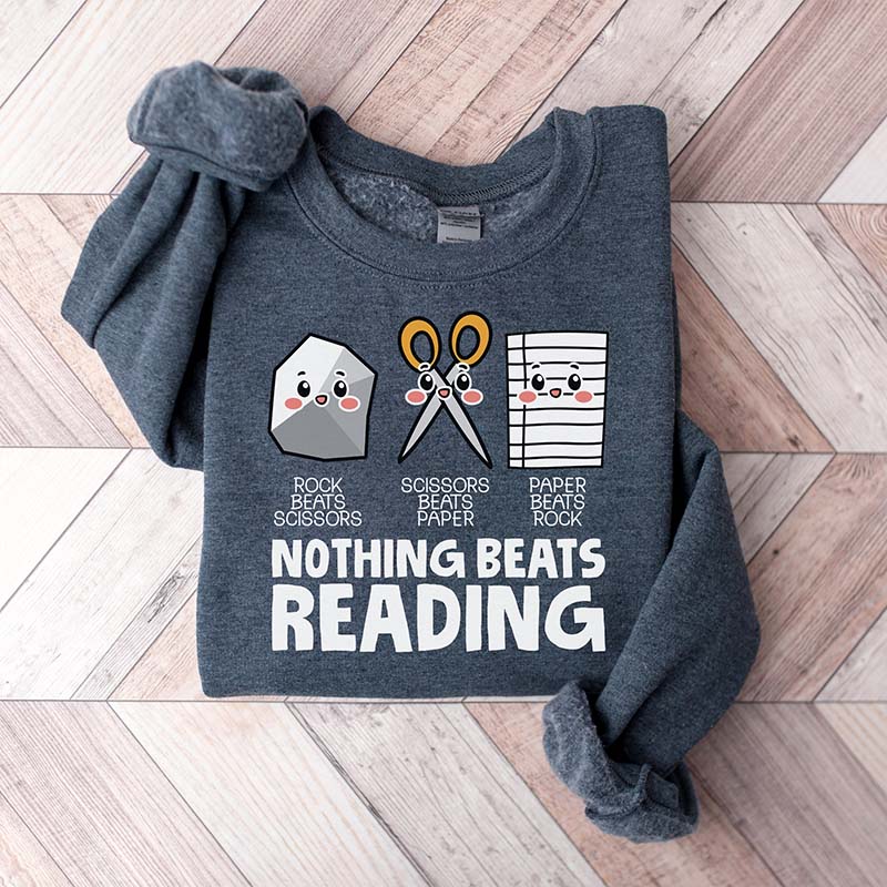 Library Day Reading Bookish Sweatshirt