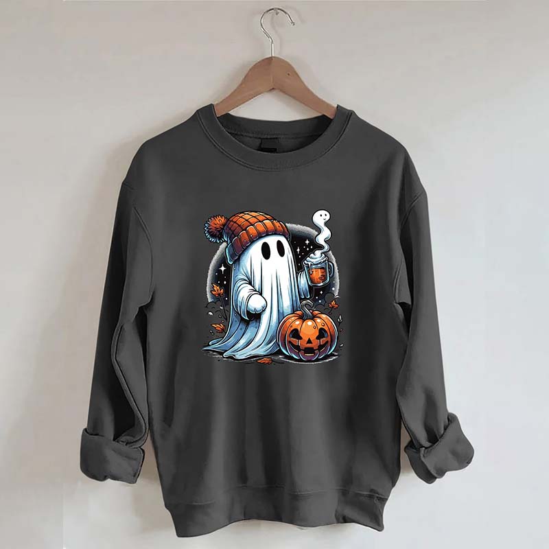 Cute Ghost Halloween Sweatshirt