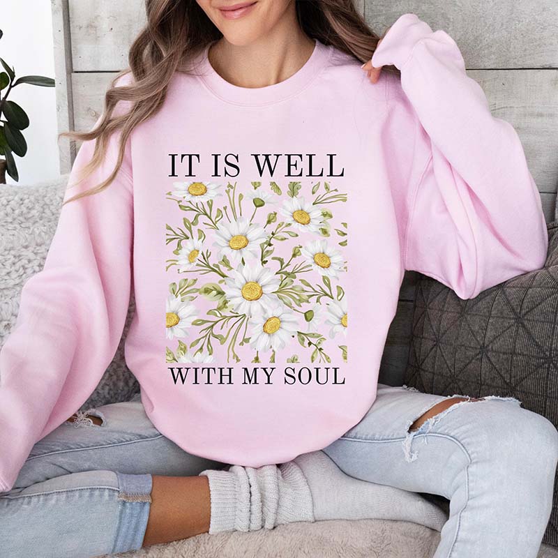 Vintage Floral Spiritual Faith Sweatshirt