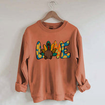 Love Turkey Thanksgiving Sweatshirt