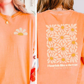 Flower Religious Flourish T-Shirt