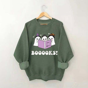 Booooks Color Halloween Sweatshirt