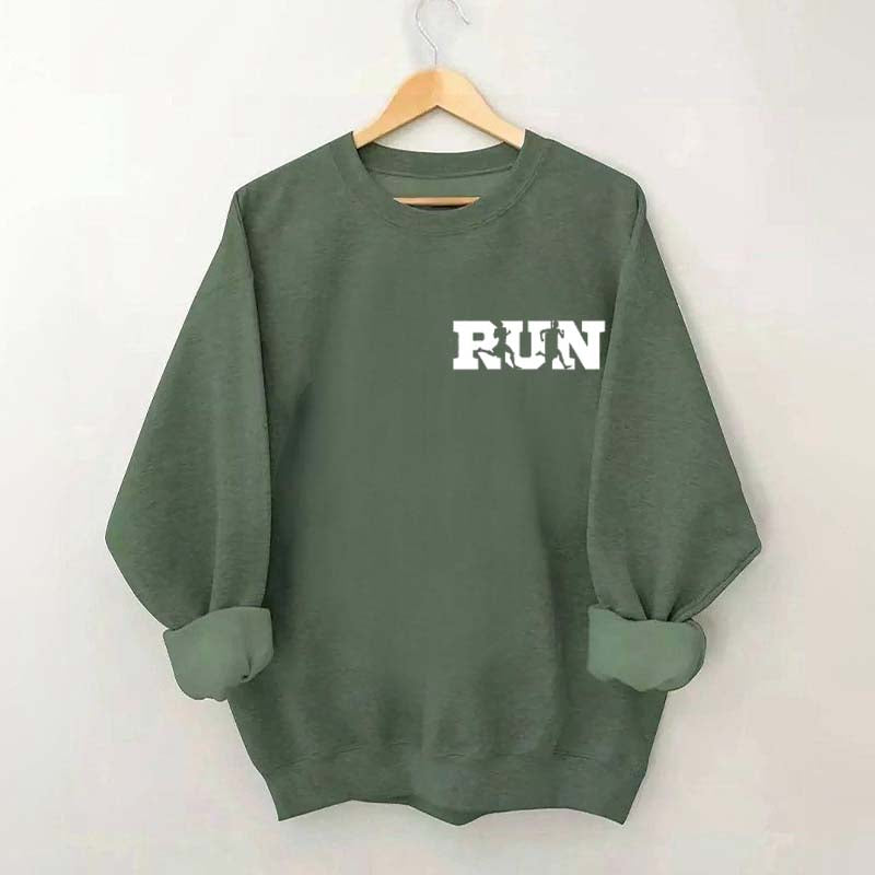 Run Marathon Gym Sweatshirt