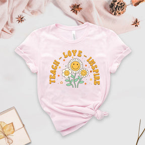 Cute Teacher Love Inspire T-Shirt