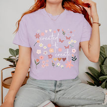 Boho Christian Religious Wildflowers T-Shirt