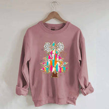 Coquette Glitter Christmas Tree Sweatshirt