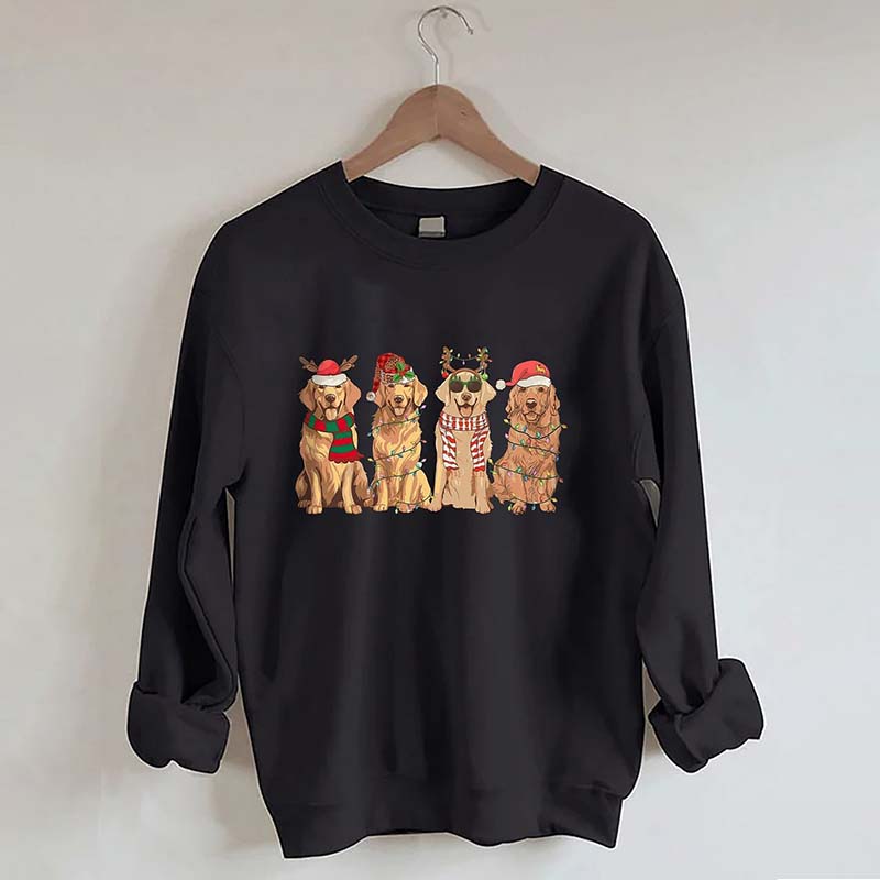 Golden Retriever Christmas Sweatshirt